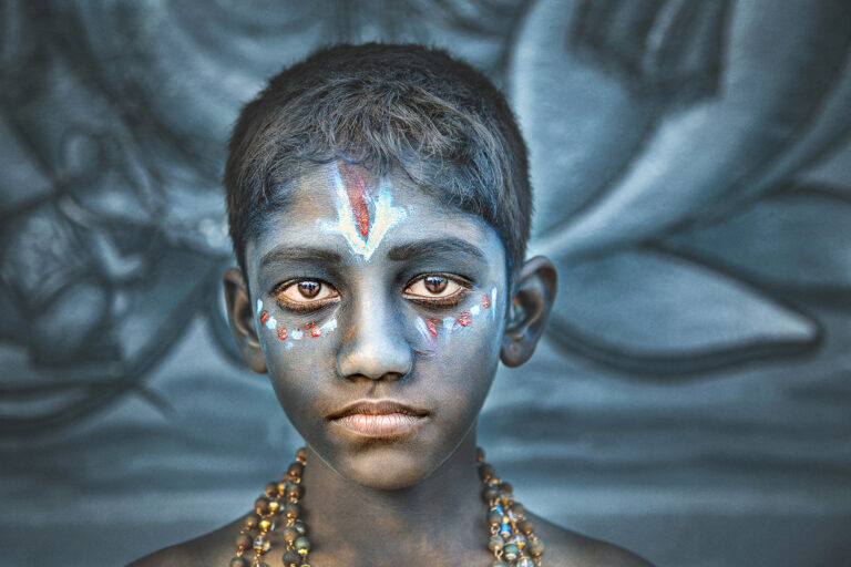 Blue mask